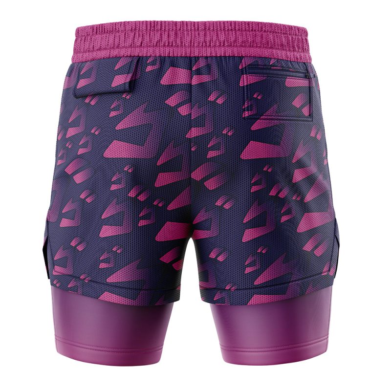 Menacing Aura Jojo's Bizarre Adventure 2-in-1 Performance Shorts - Image 4
