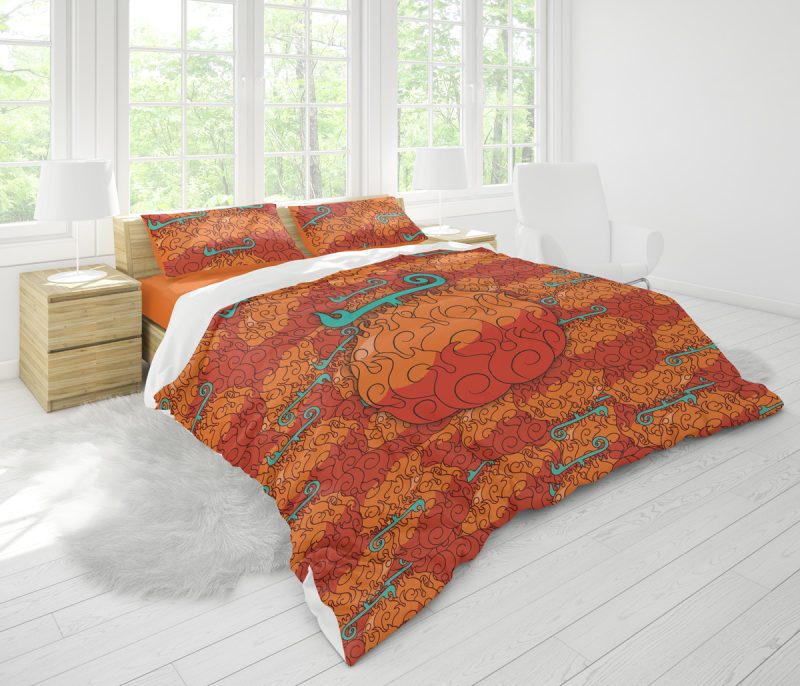 Mera Mera No Mi One Piece Bedding Set - Image 3