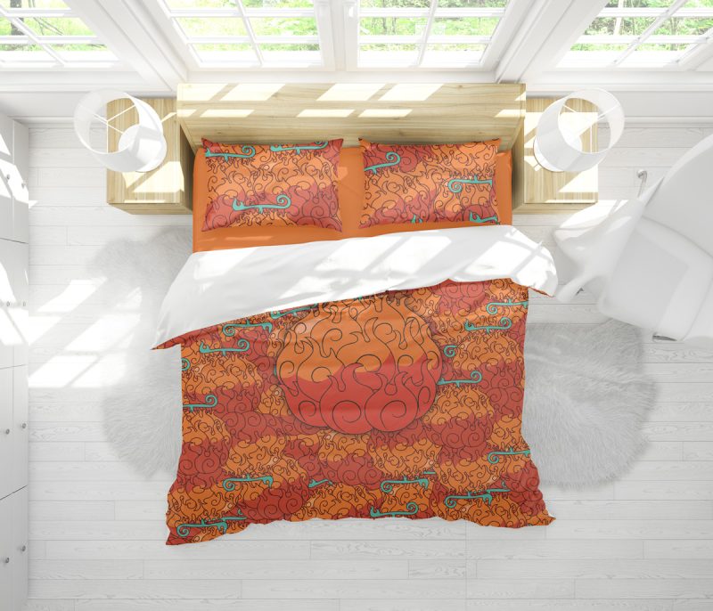 Mera Mera No Mi One Piece Bedding Set - Image 2