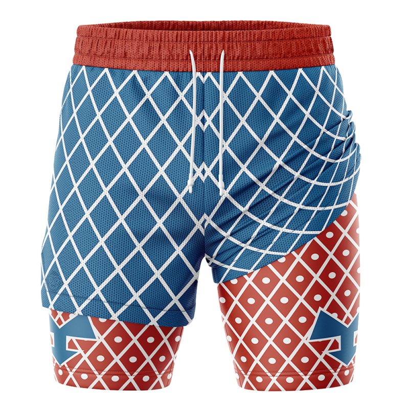 Mista Guido V2 Jojo's Bizarre Adventure 2-in-1 Performance Shorts - Image 2