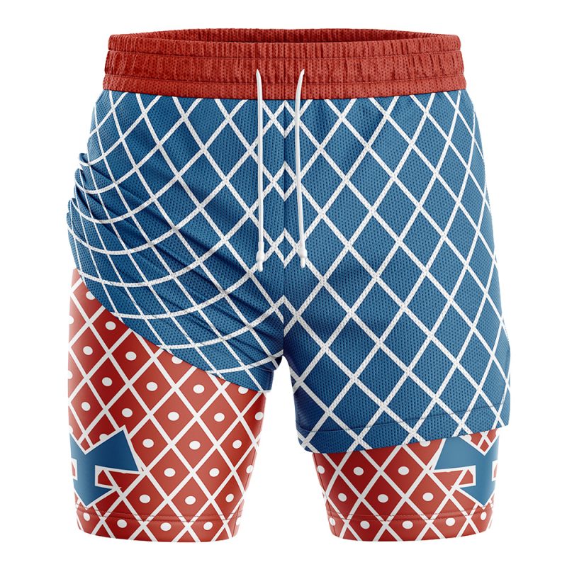 Mista Guido V2 Jojo's Bizarre Adventure 2-in-1 Performance Shorts - Image 3