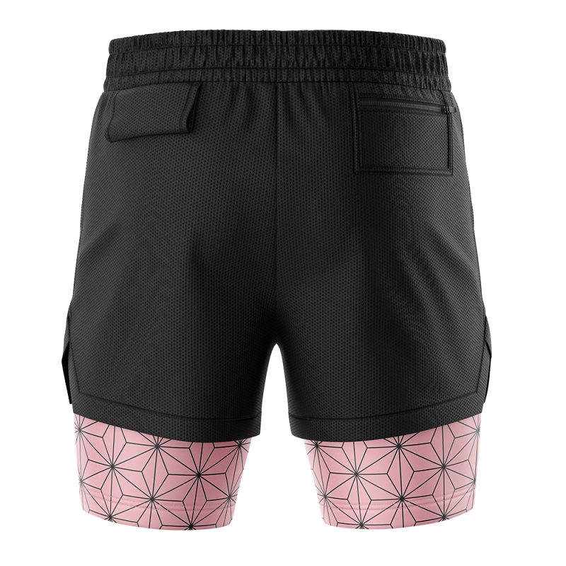 Nezuko Kamado Demon Slayer Performance Shorts - Image 4