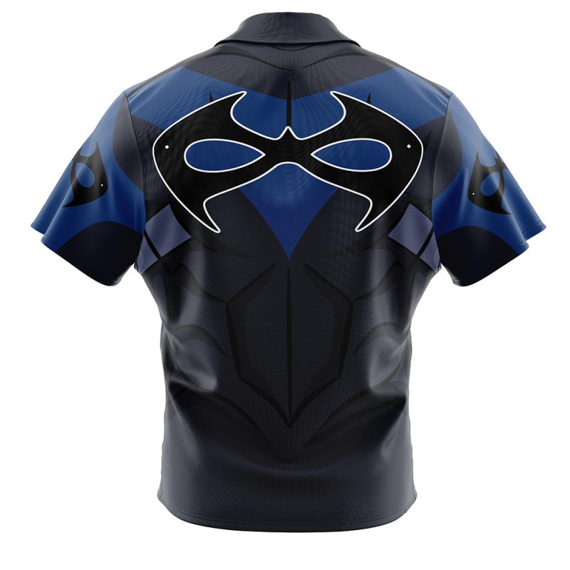 Nightwing DC Comics Button Up Hawaiian Shirt - Image 2