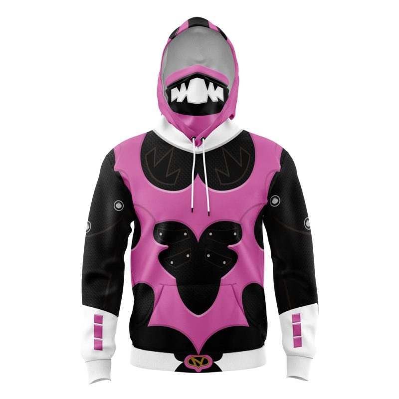 Pink Psycho Rangers Masked Hoodie