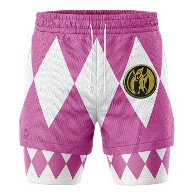 Pink Ranger V1 Mighty Morphin Power Rangers 2-in-1 Performance Shorts