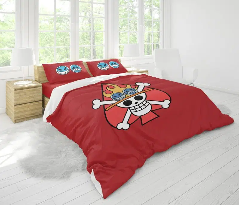 Portgas D. Ace One Piece Bedding Set - Image 2