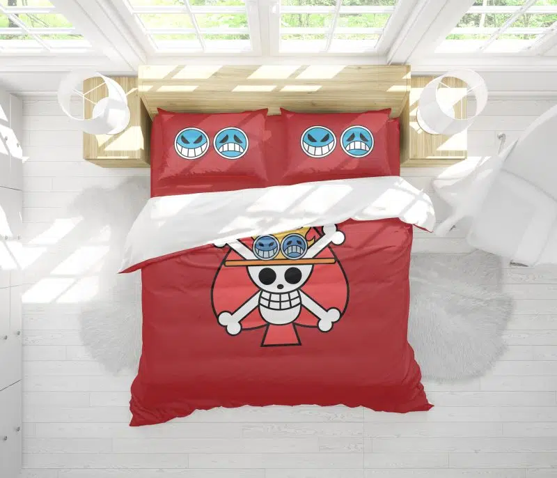 Portgas D. Ace One Piece Bedding Set - Image 3