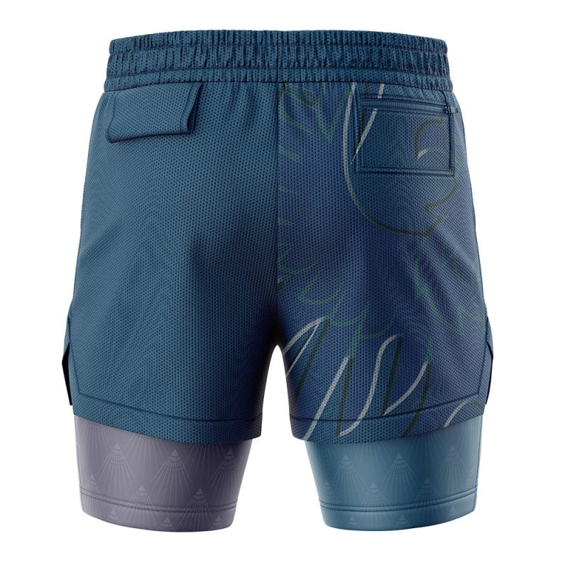 Ravenclaw Hogwarts Legacy Harry Potter 2-in-1 Performance Shorts - Image 4