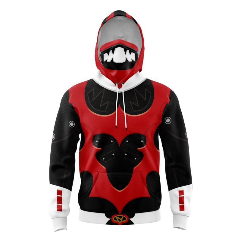 Red Psycho Rangers Masked Hoodie