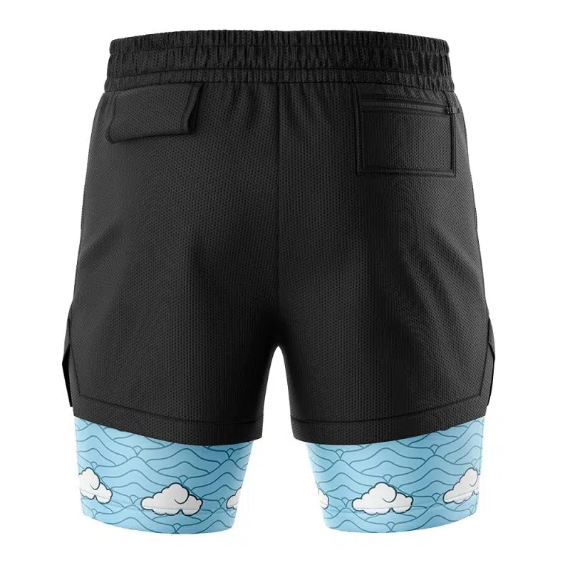 Sakonji Urokadoki Demon Slayer Performance Shorts - Image 4