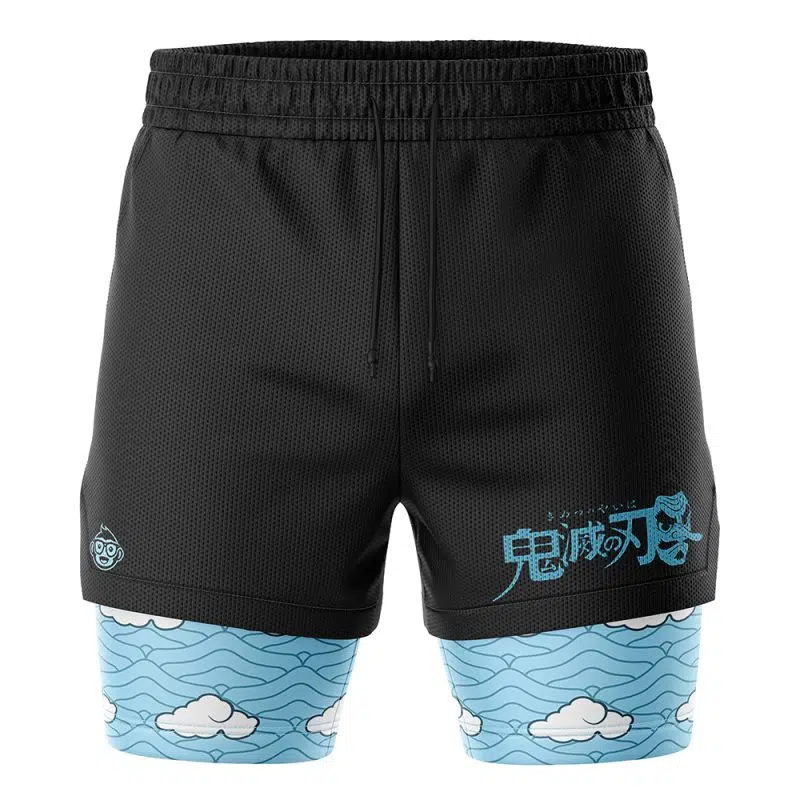 Sakonji Urokadoki Demon Slayer Performance Shorts - Image 2