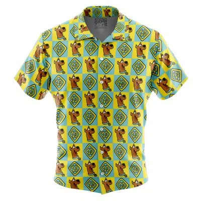Scooby Doo Necklace Scooby Doo Button Up Hawaiian Shirt