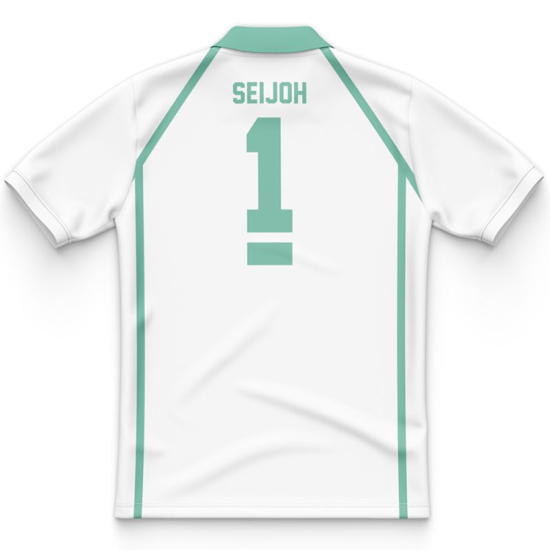 Aoba Johsai High Seijoh #1 Haikyuu Polo Shirt - Image 2