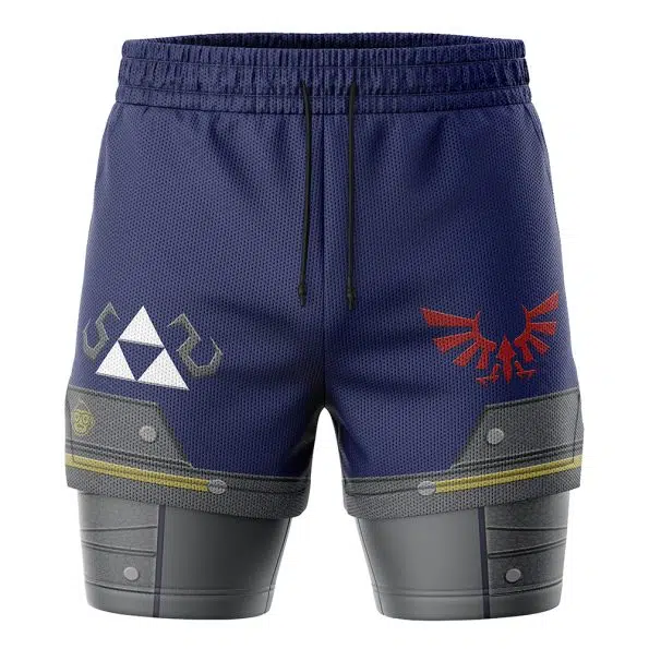 Shield Style Legend of Zelda 2-in-1 Performance Shorts