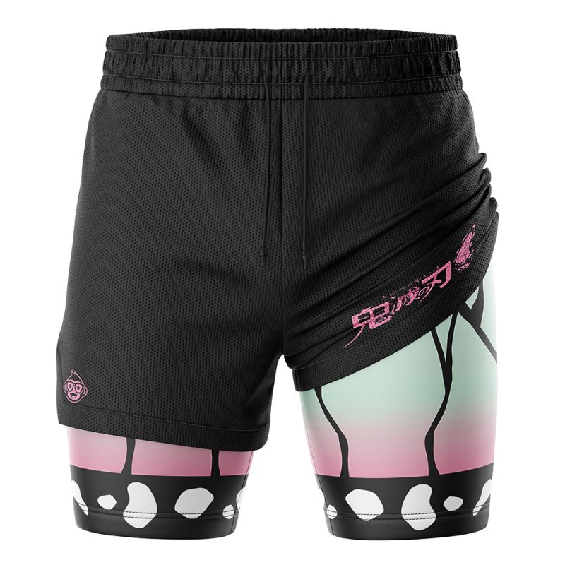 Shinobu Kocho Demon Slayer Performance Shorts - Image 3