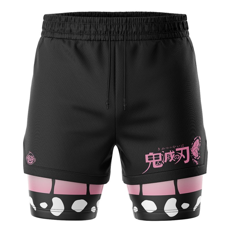 Shinobu Kocho Demon Slayer Performance Shorts - Image 2