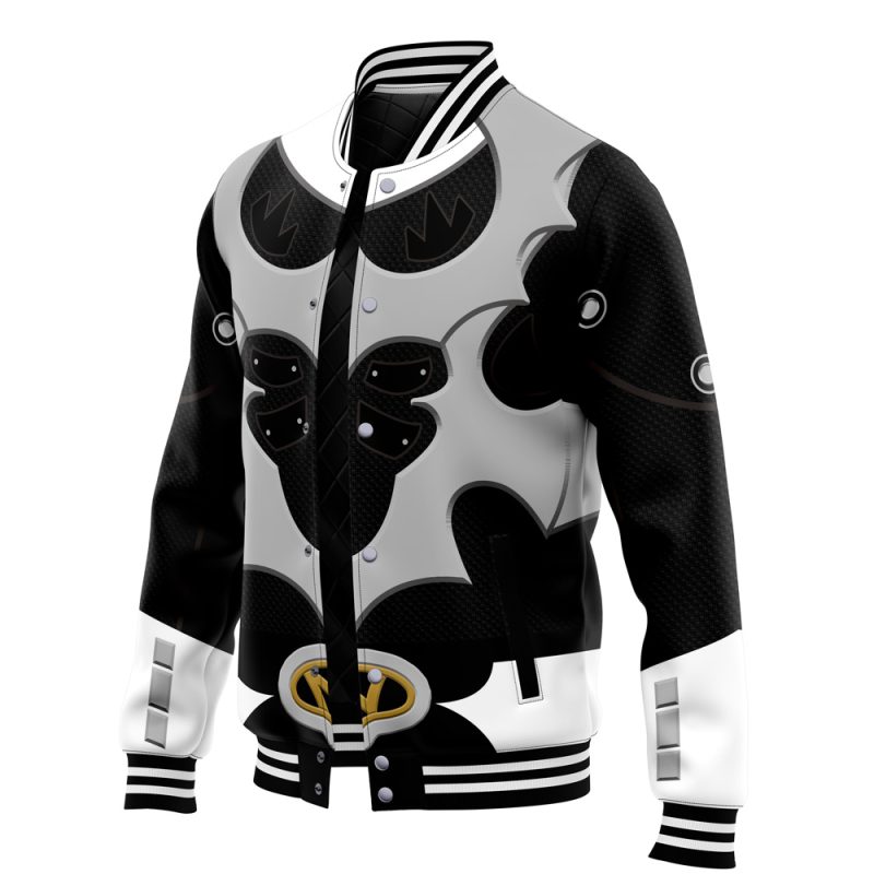 Silver Psycho Rangers Varsity Jacket - Image 3