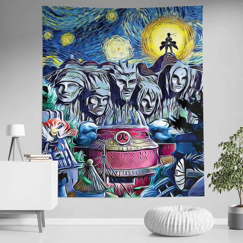 Shippuden Starry Night Konoha Tapestry