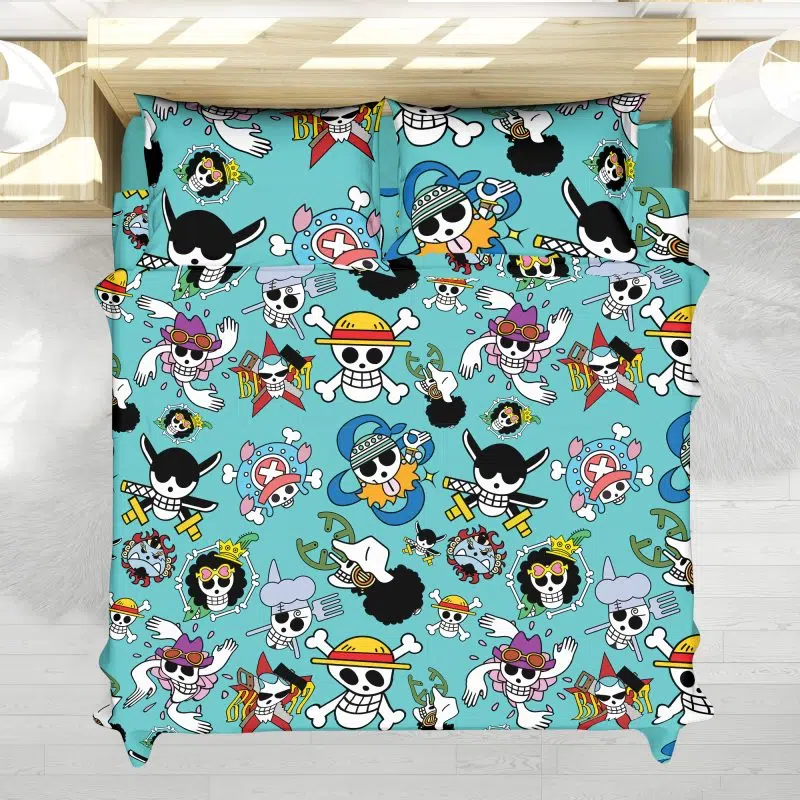 Strawhats Jolly Roger One Piece Bedding Set