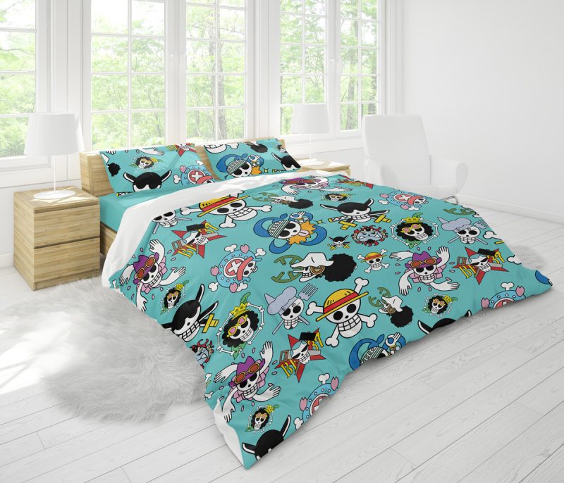 Strawhats Jolly Roger One Piece Bedding Set - Image 3