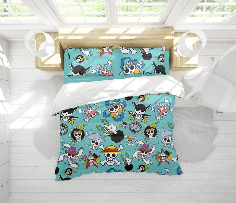 Strawhats Jolly Roger One Piece Bedding Set - Image 2