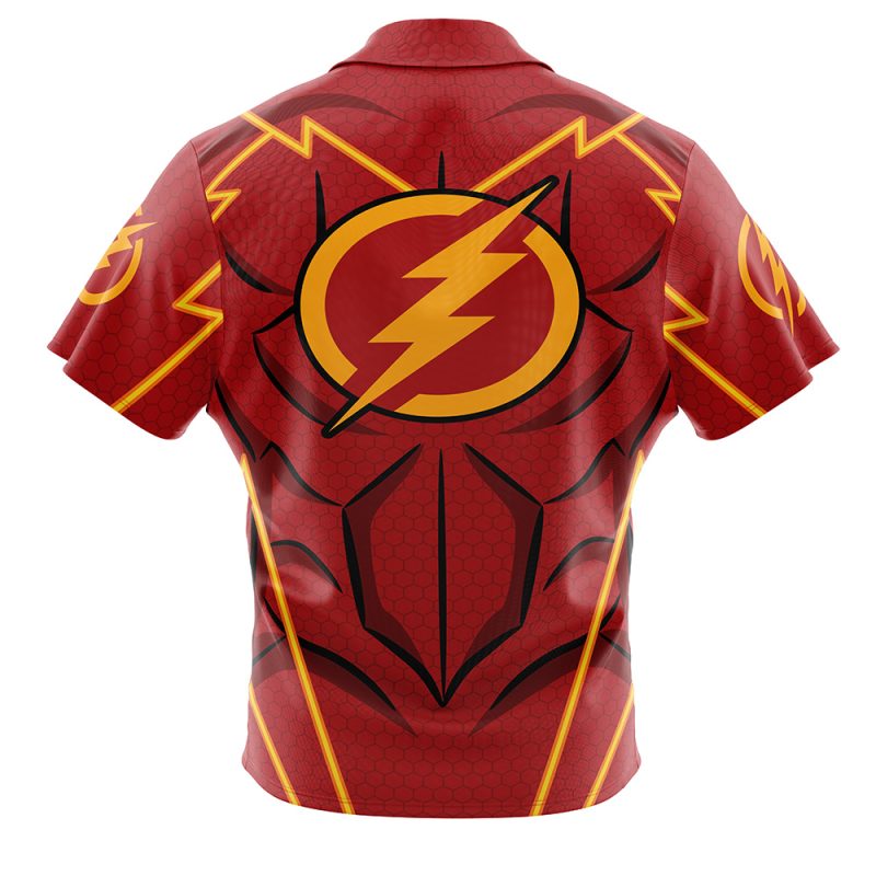 The Flash DC Comics Button Up Hawaiian Shirt - Image 2