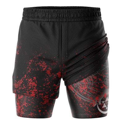 Transmutation Circle Fullmetal Alchemist 2-in-1 Performance Shorts