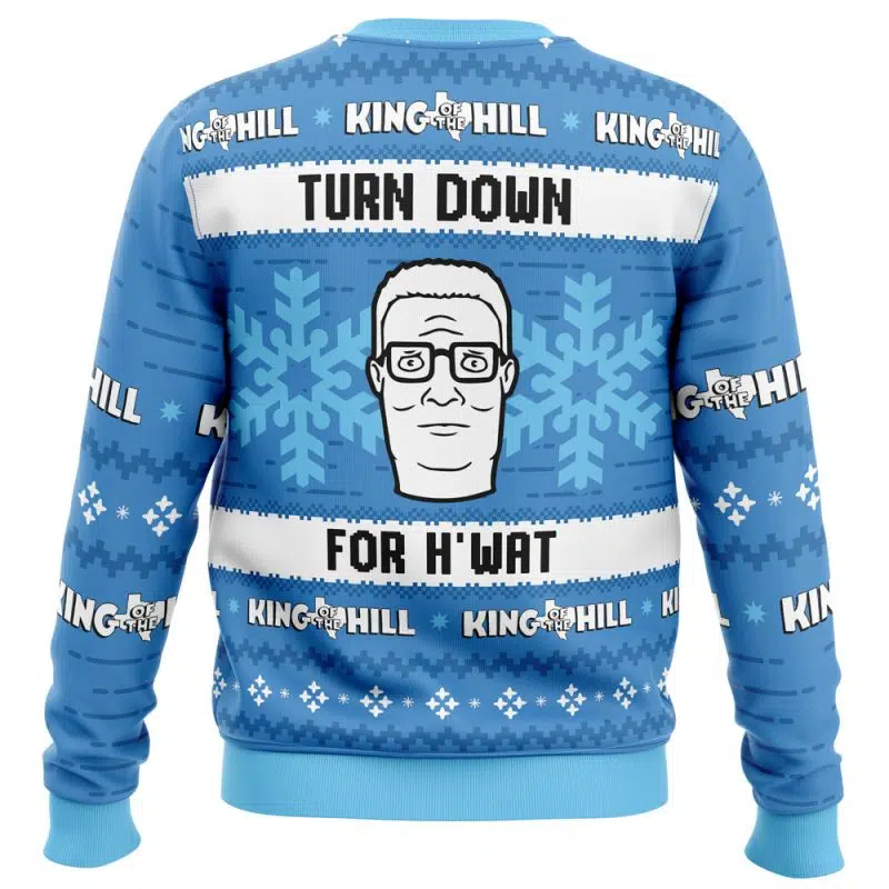 Turn Down For H'wat King of The Hill  Ugly Christmas Sweater - Image 2