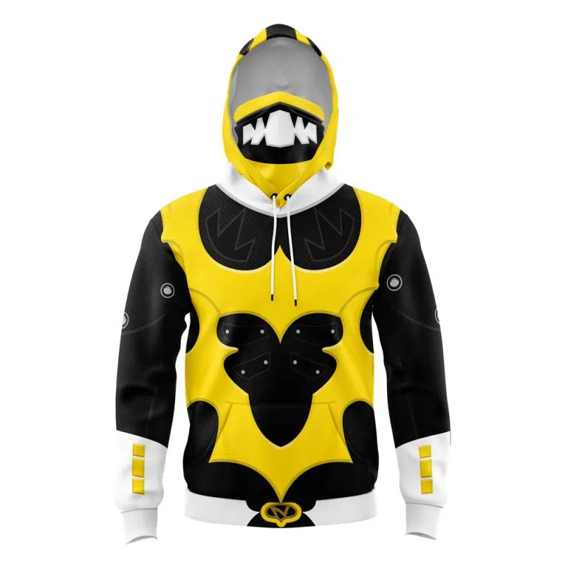 Yellow Psycho Rangers Masked Hoodie