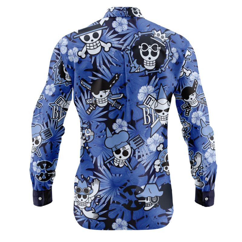 Aloha Theme One Piece Long Sleeve Button Up Shirt - Image 2