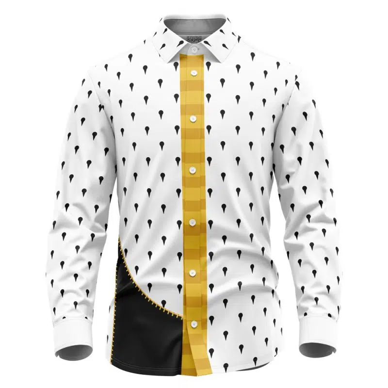 Bruno Bucciarati JoJo’s Bizarre Adventure Long Sleeve Button Up Shirt