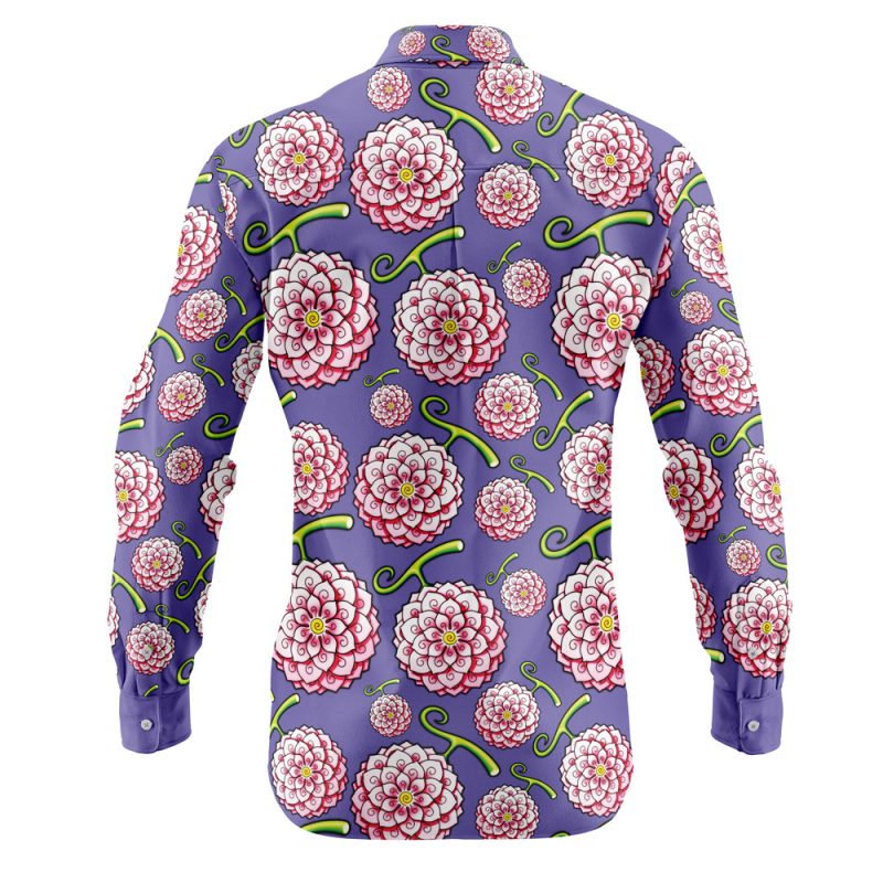 Hana Hana no Mi One Piece Long Sleeve Button Up Shirt - Image 2