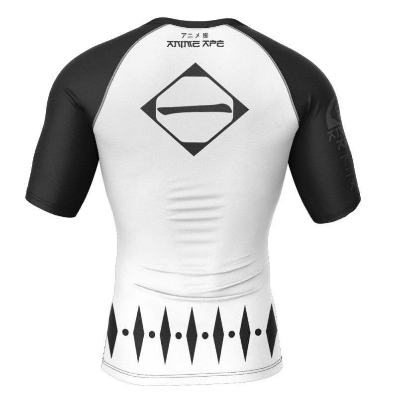 1st Division Captain Commander Yamamoto Bleach Short Sleeve Rash Guard Compression Shirt