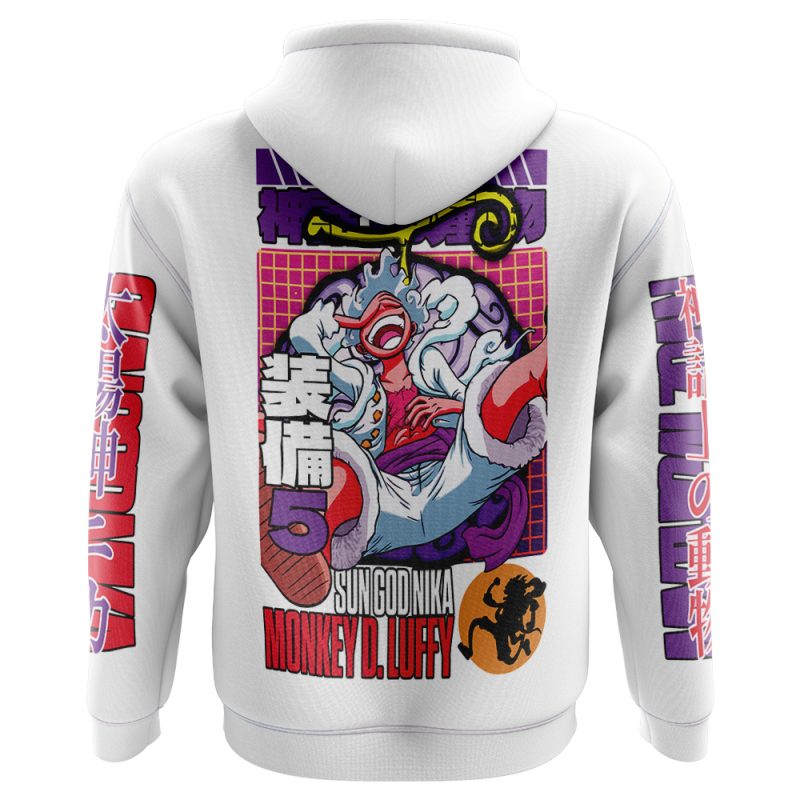 5th Gear Luffy V2 One Piece Zip Hoodie Jacket