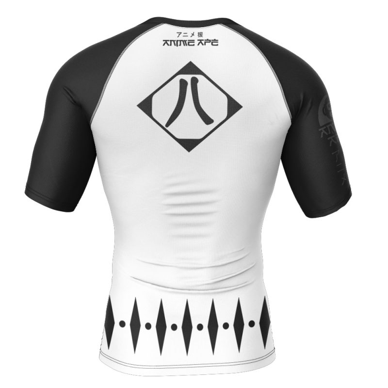 8th Division Captain Kyoraku Shunsui Bleach Short Sleeve Rash Guard Compression Shirt