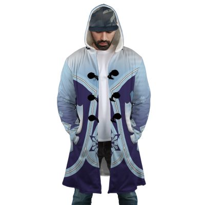 Squad Zero Bleach AOP Hooded Cloak Coat