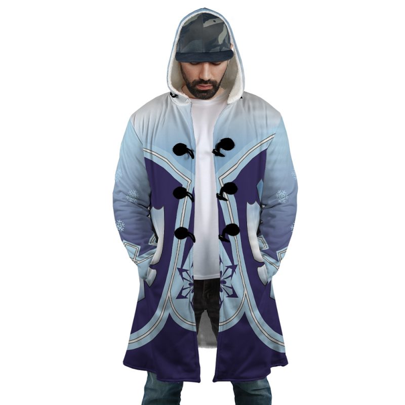 Squad Zero Bleach AOP Hooded Cloak Coat
