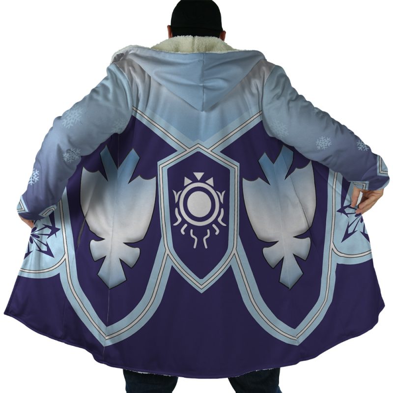 Squad Zero Bleach AOP Hooded Cloak Coat