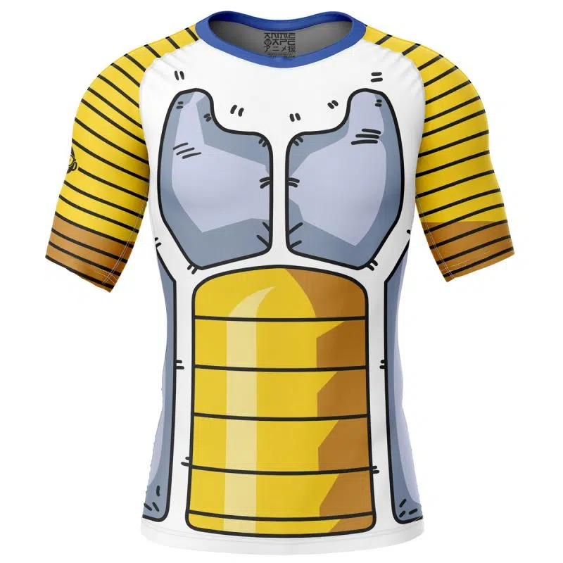 Vegeta Battle Suit Dragon Ball Z Sleeve Rash Guard Compression Shirt