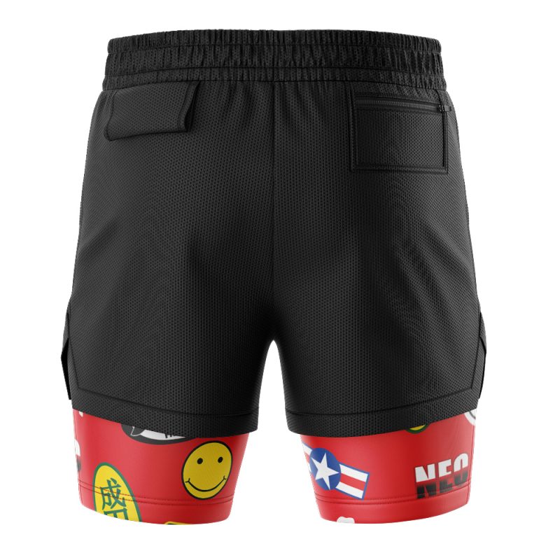 Akira Bike Decals 2-in-1 Performance Shorts - Image 4