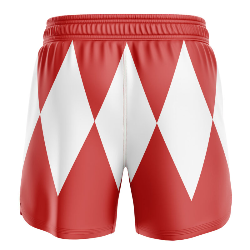 Red Ranger Power Rangers BJJ MMA Fight Shorts - Image 2