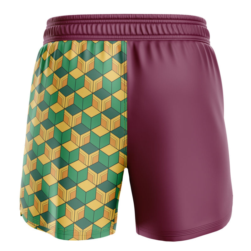 Giyu Tomioka Demon Slayer BJJ MMA Fight Shorts - Image 2