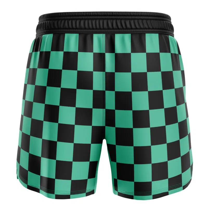 Tanjiro Kamado Demon Slayer BJJ MMA Fight Shorts - Image 2