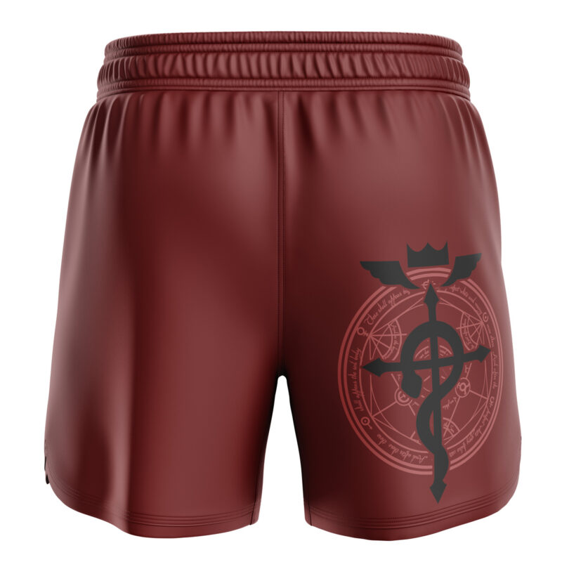 Edward Elric v2 Fullmetal Alchemist BJJ MMA Fight Shorts - Image 2