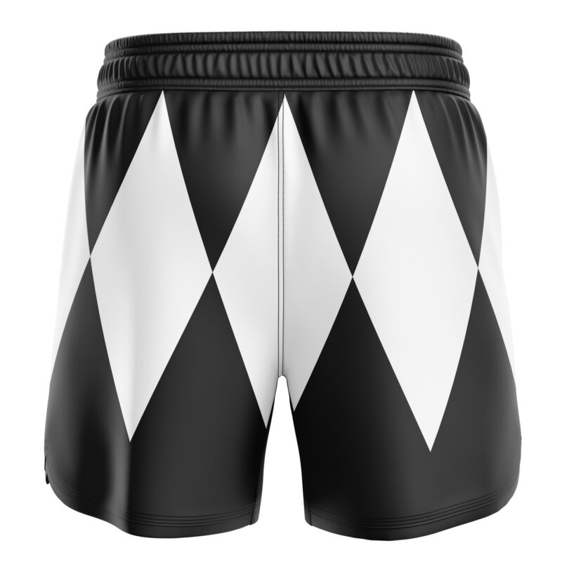 Black Ranger Power Rangers BJJ MMA Fight Shorts - Image 2