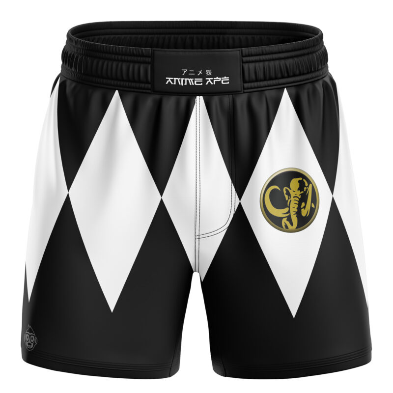 Black Ranger Power Rangers BJJ MMA Fight Shorts