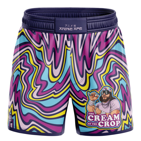 The Cream of the Crop Trippy Randy Savage BJJ MMA Fight Shorts
