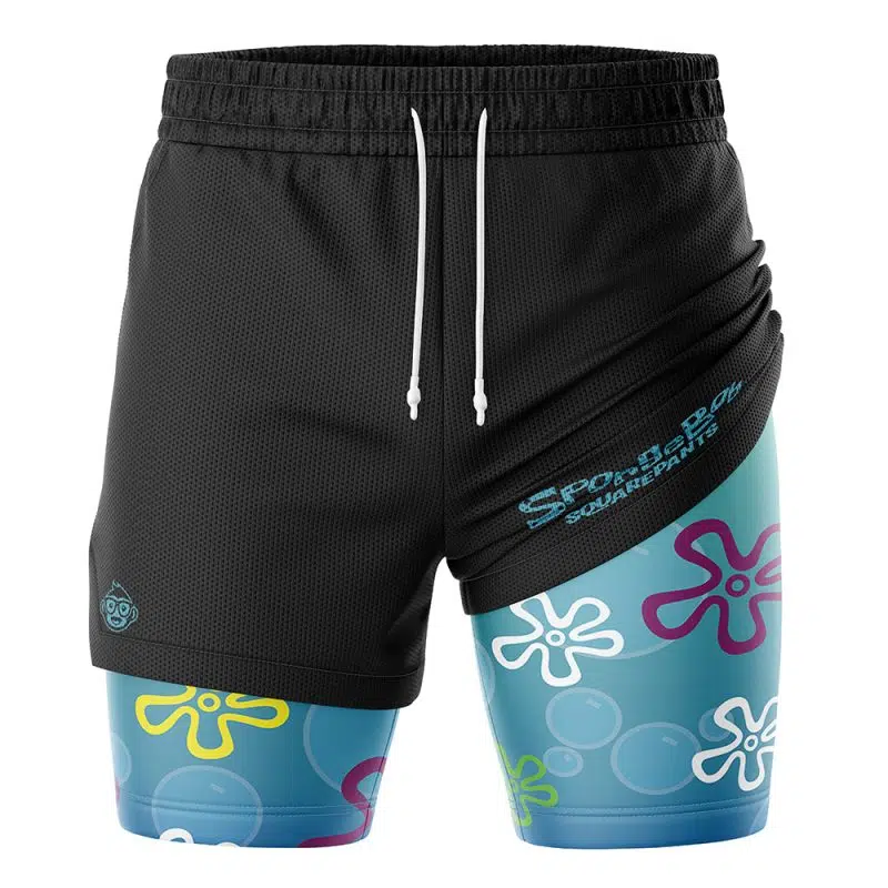 Bikini Bottom SpongeBob Squarepants 2-in-1 Performance Shorts - Image 3