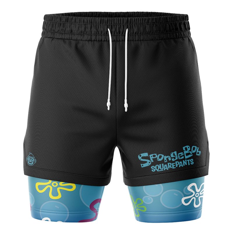 Bikini Bottom SpongeBob Squarepants 2-in-1 Performance Shorts - Image 2