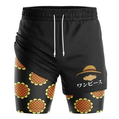 Black Dressrosa OP 2-in-1 Performance Shorts